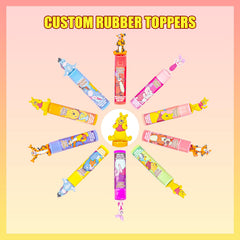 Townley Girl bálsamo labial Piglet topper 3D para juego y cuidado de labios