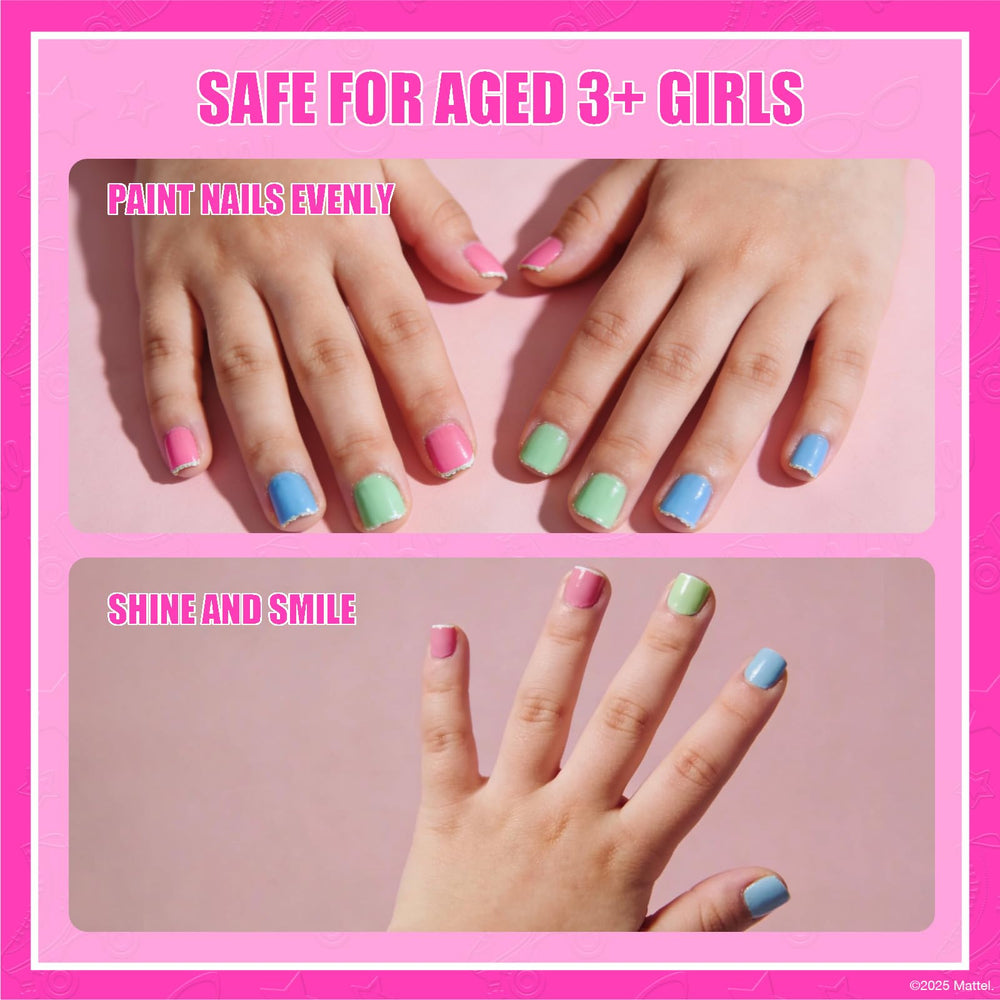Barbie Townley Girl: acabados brillantes en colores vivos.