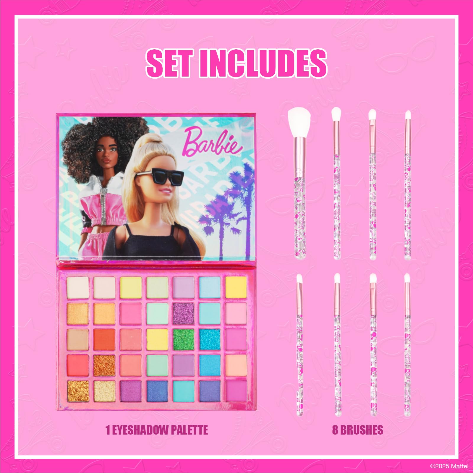 Muestras de sombras Townley Girl Barbie para elegir tono.