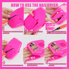 Barbie Townley Girl: niña aplicando esmalte con seguridad y facilidad.