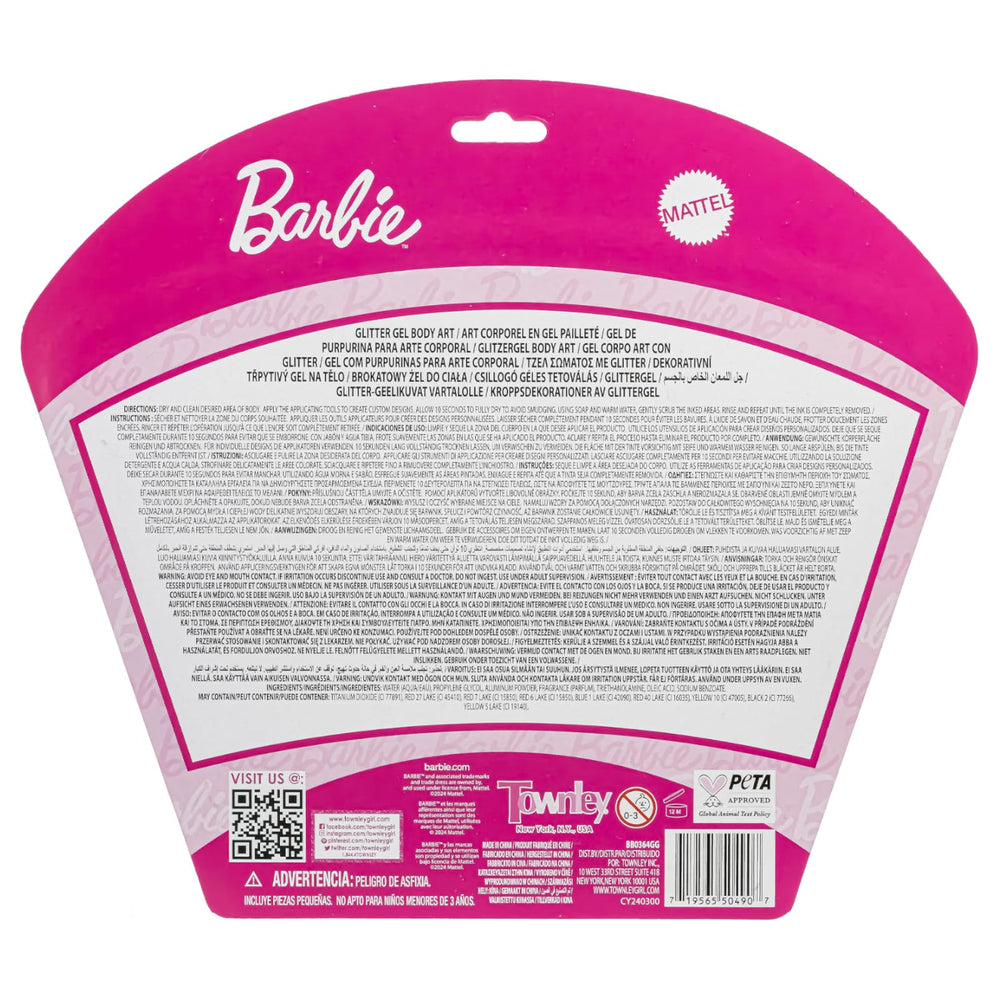 Townley Girl Barbie sparkle pens add removable shimmer for parties and play