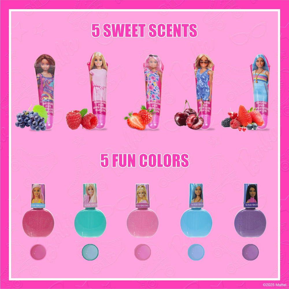 Townley Girl Barbie pegatinas de amigas, decoran uñas y looks divertidos.
