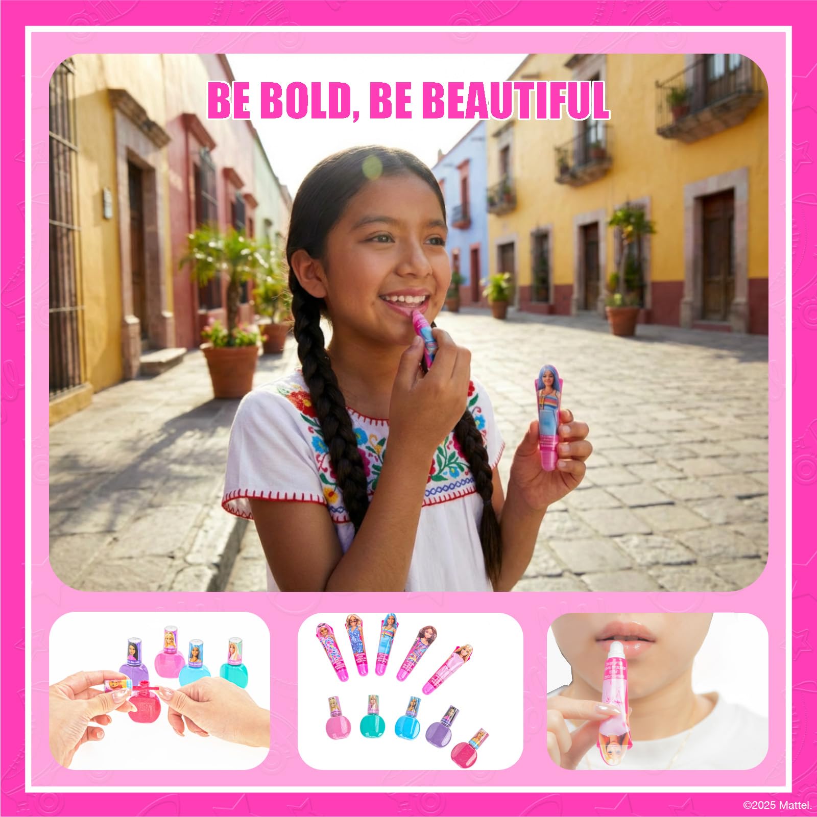 Townley Girl Barbie remoción fácil de esmalte, sin esfuerzo para padres.