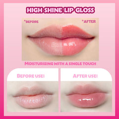 Townley Girl Barbie brillo labial sabor chicle, brillo ligero para fiestas.