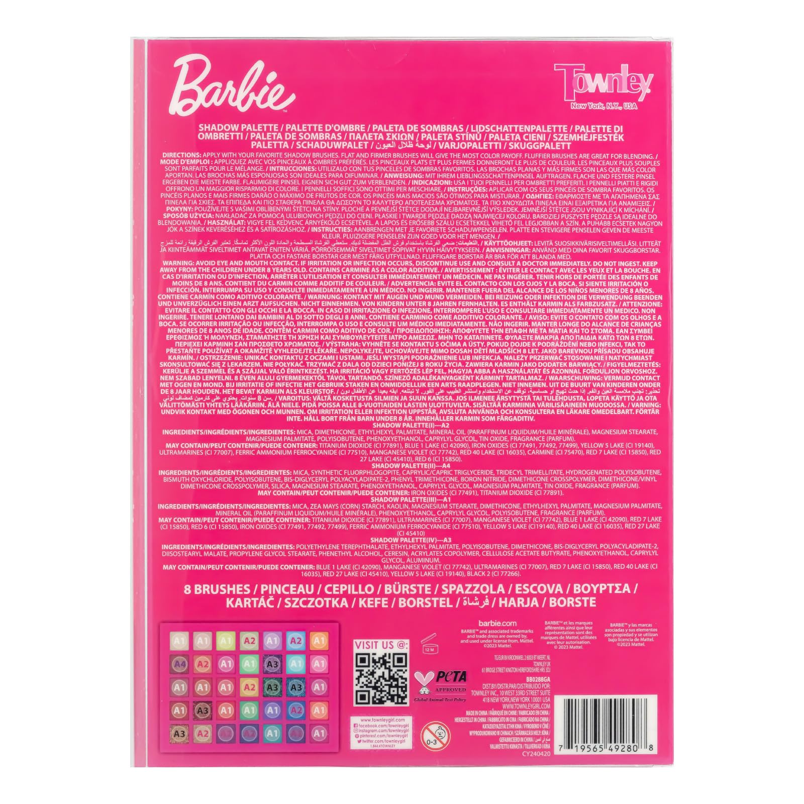 Seguridad para niñas de 8 años con la Barbie Townley Girl.