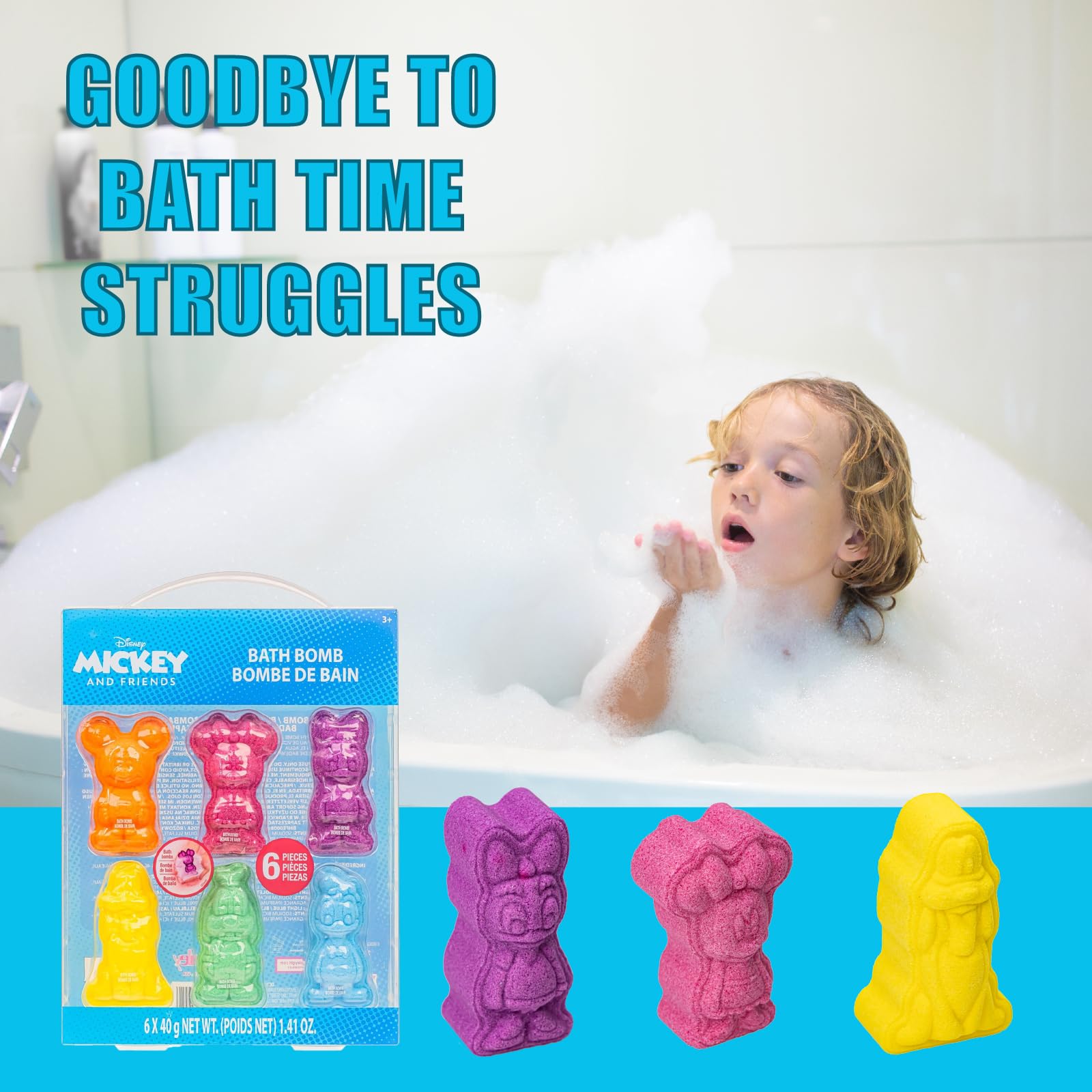 Townley Girl bath time fun supports easy, safe kid baths.