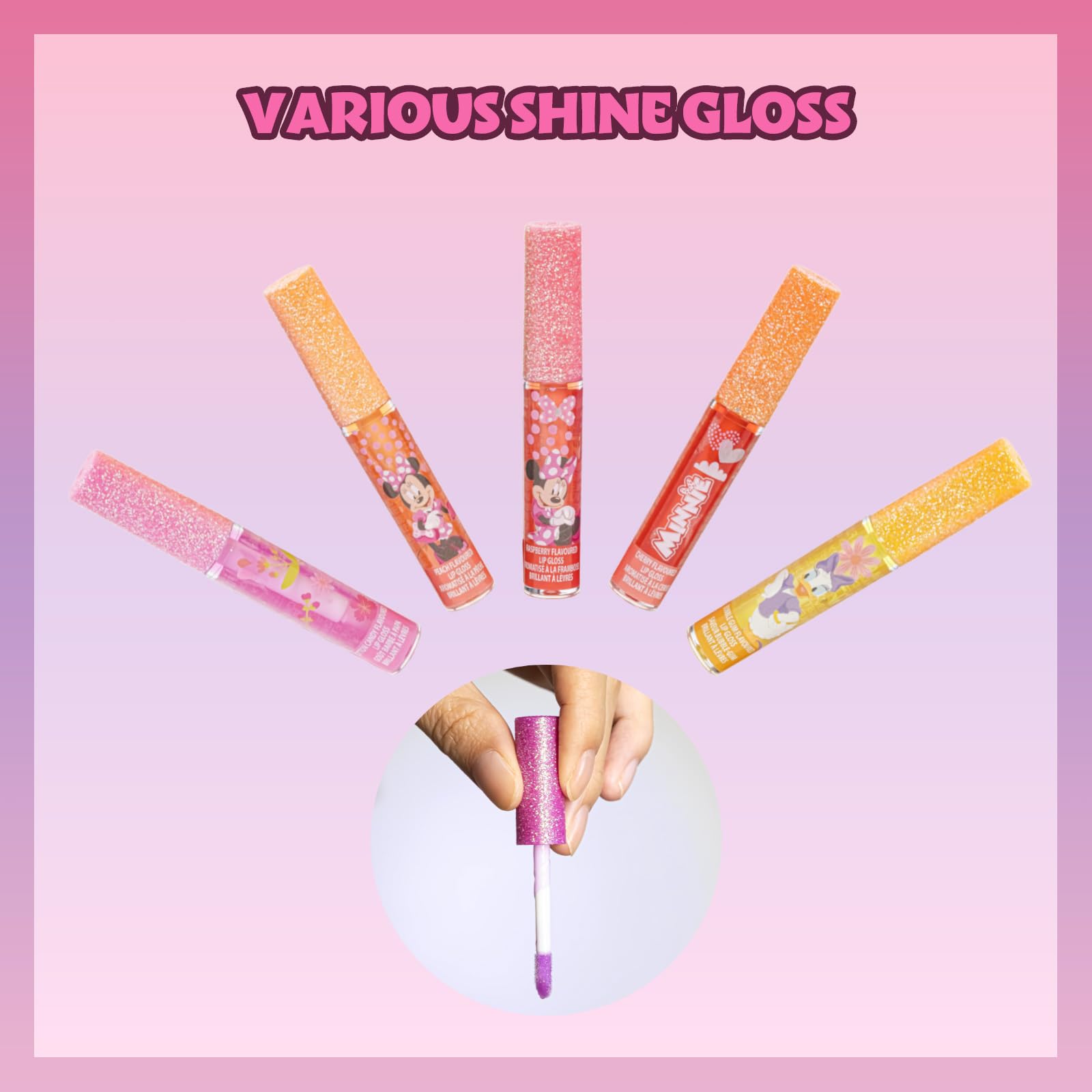 Brillos labiales Townley Girl sabor arándano textura suave