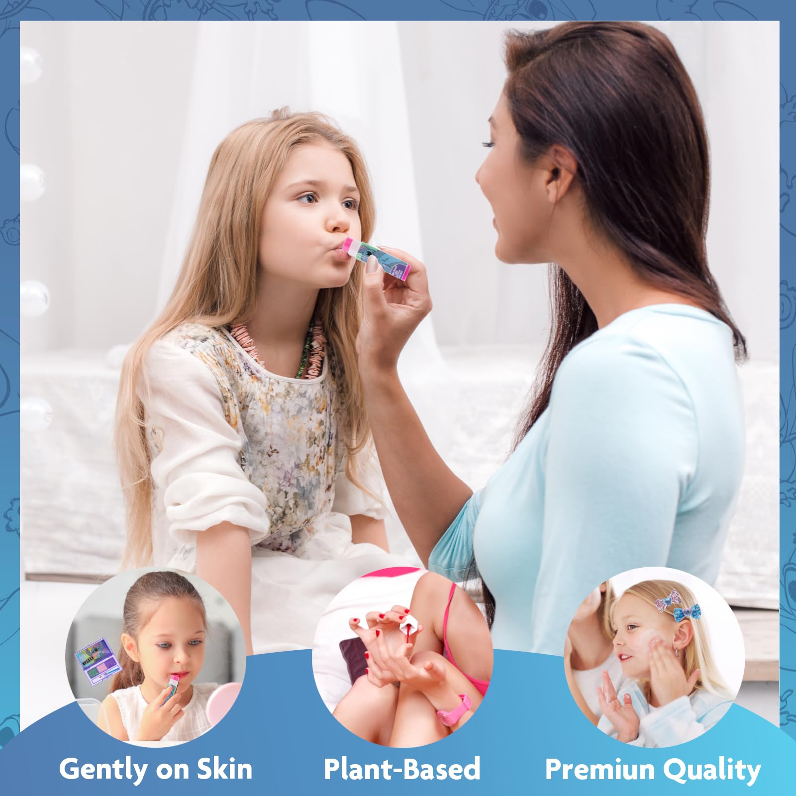 Townley Girl Disney Lilo y Stitch gloss púrpura, acabado translúcido.