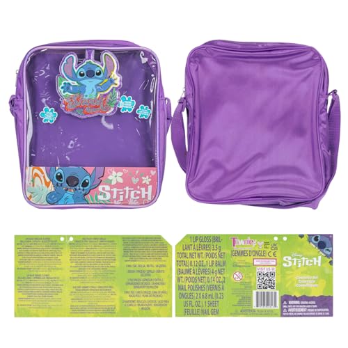 Townley Girl Disney Lilo y Stitch gloss rosa, aroma a algodón de azúcar.