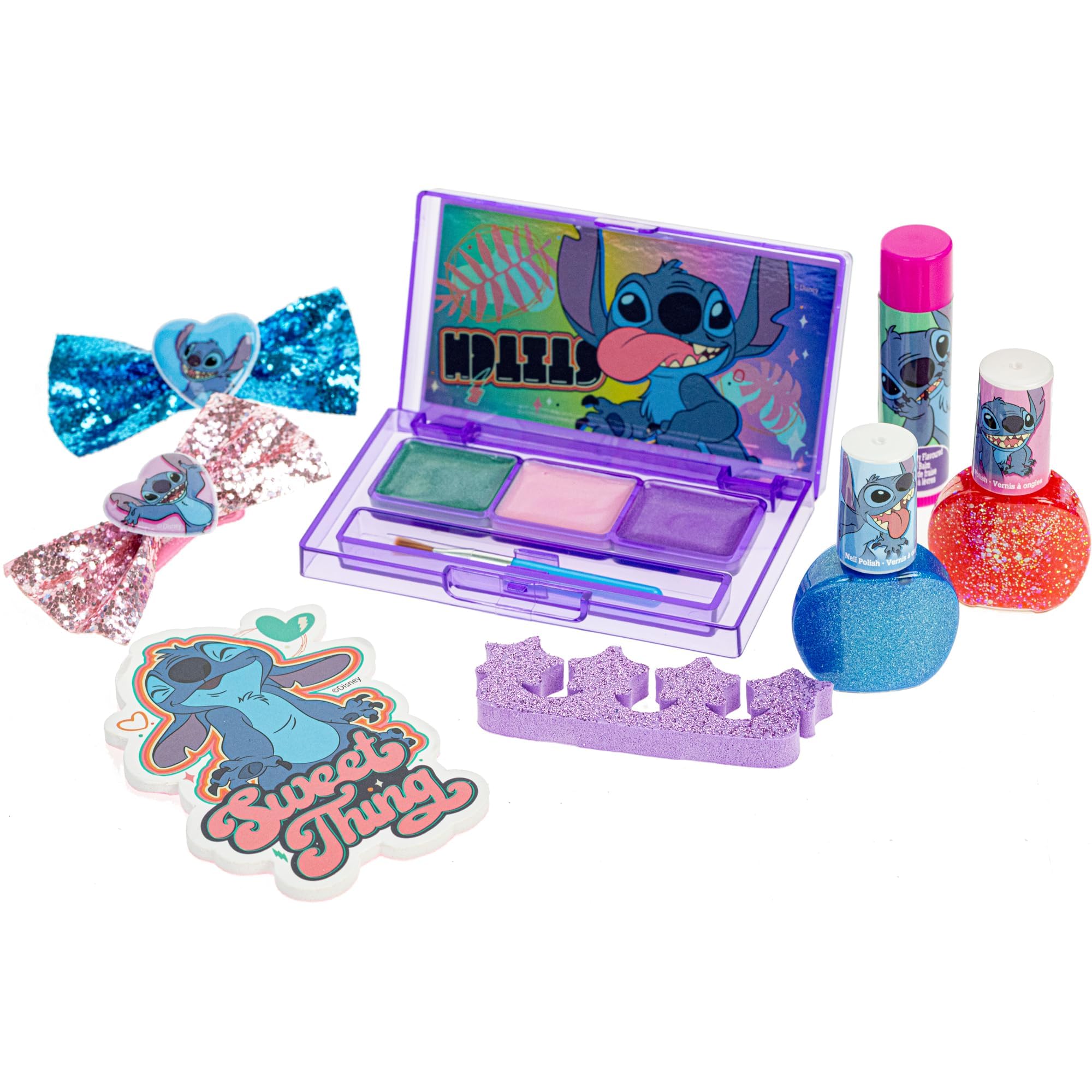 Townley Girl Disney Lilo y Stitch espaciadores de dedo estrella.