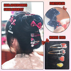 Townley Girl Minnie Mouse aro de pelo rojo y blanco para looks juguetones