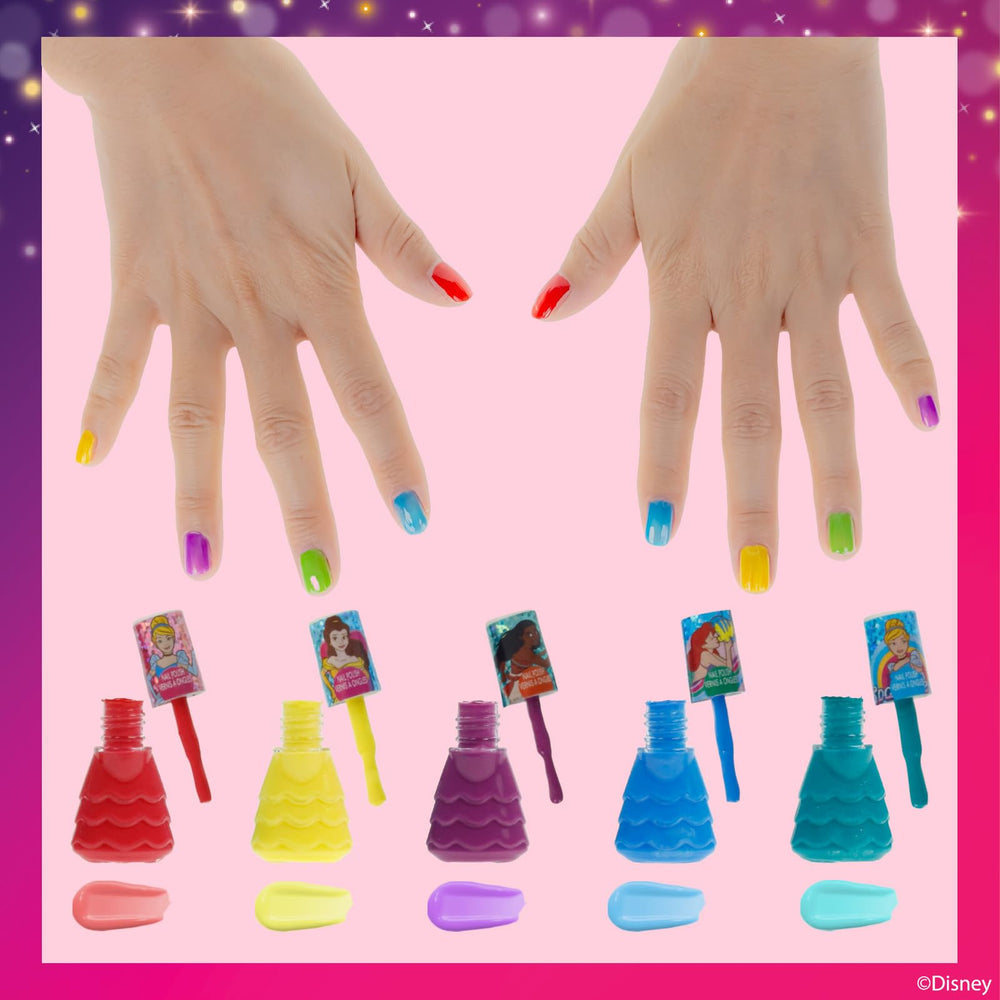 Townley Girl Disney Princess, esmalte amarillo para toques vibrantes