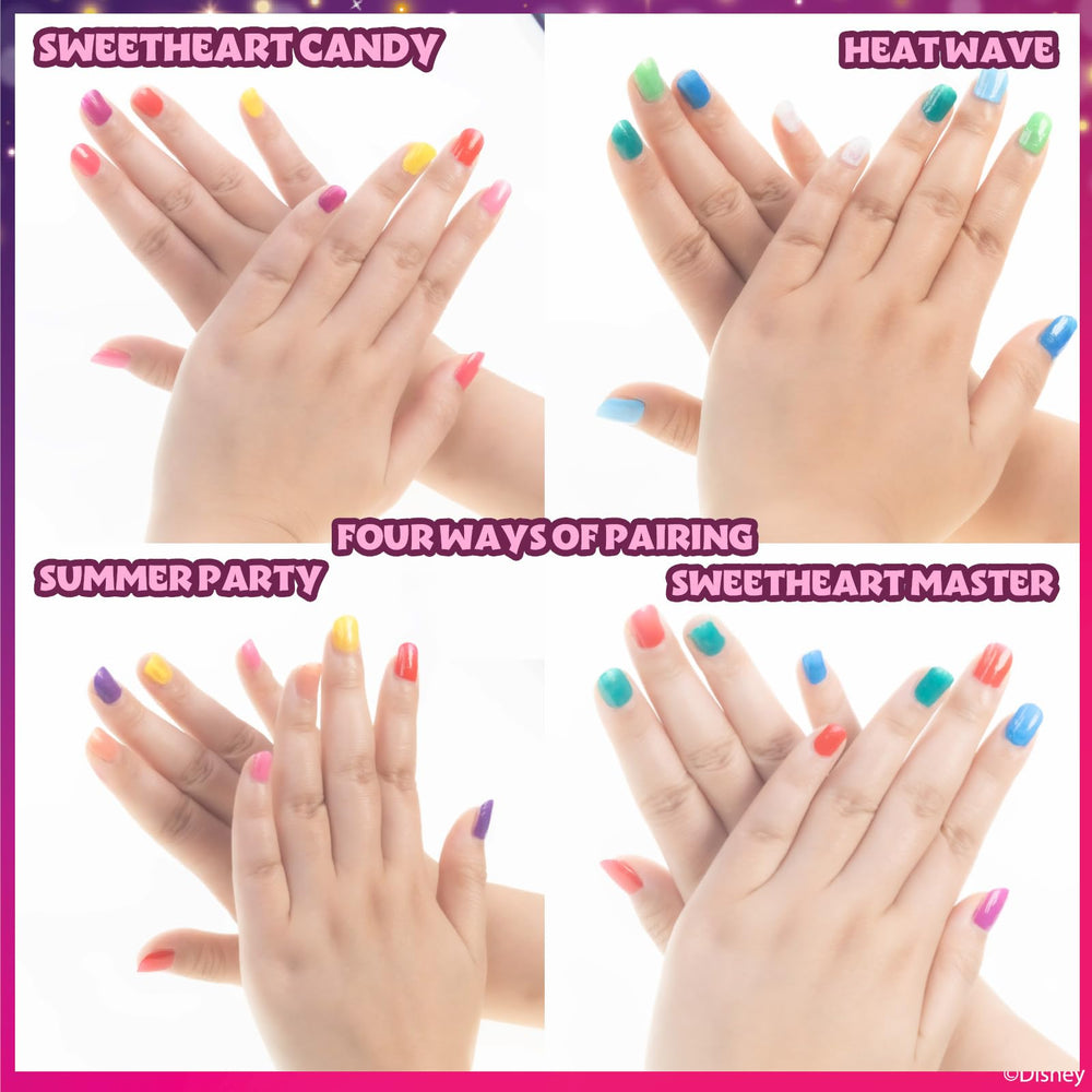 Townley Girl Disney Princess, esmalte verde agua para combinaciones divertidas