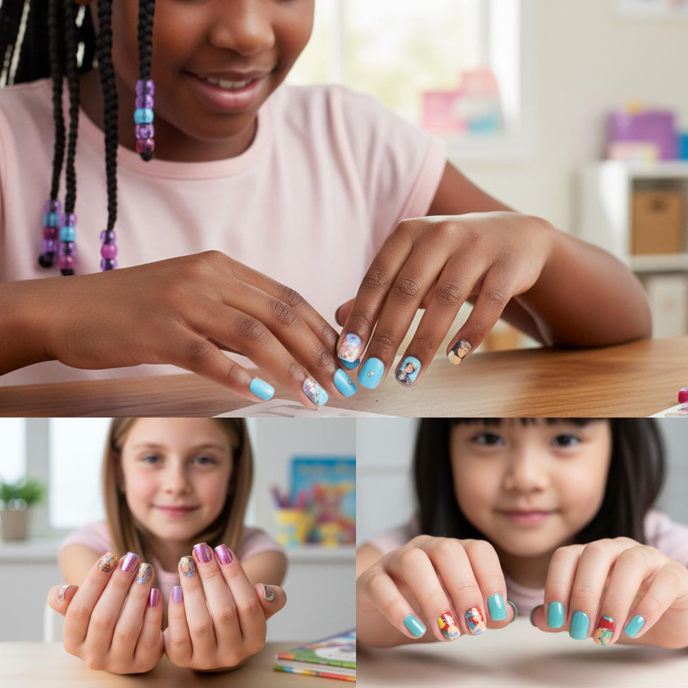 Townley Girl party gift nails with bright colors for celebrations