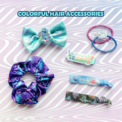 Clips para pelo Stitch, mantienen cabellos bajo control.