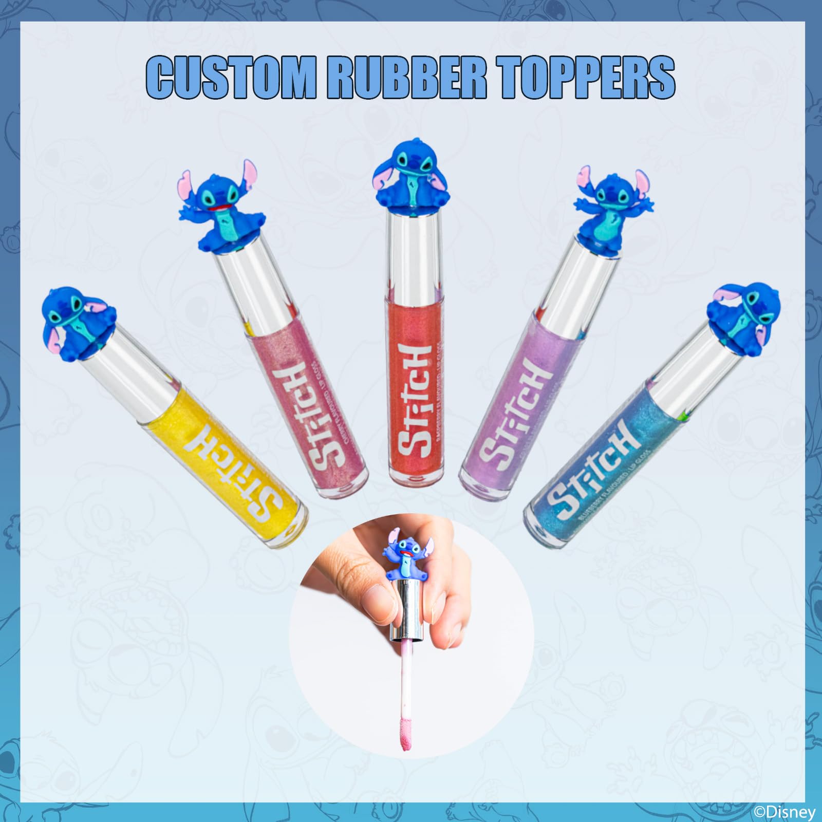 Townley Girl Disney Stitch sabor cereza para un toque brillante