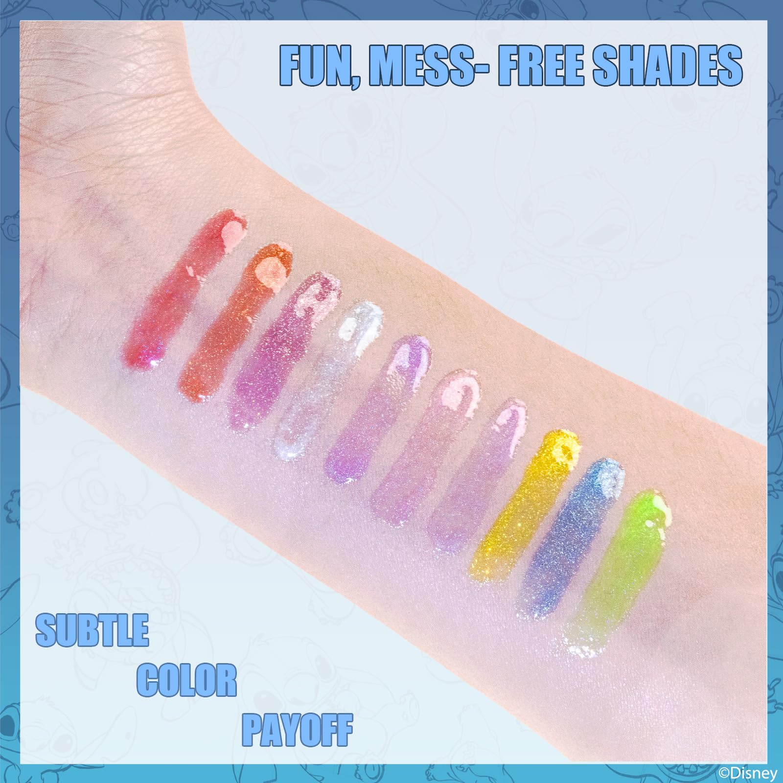 Townley Girl Disney Stitch textura hidratante para labios suaves