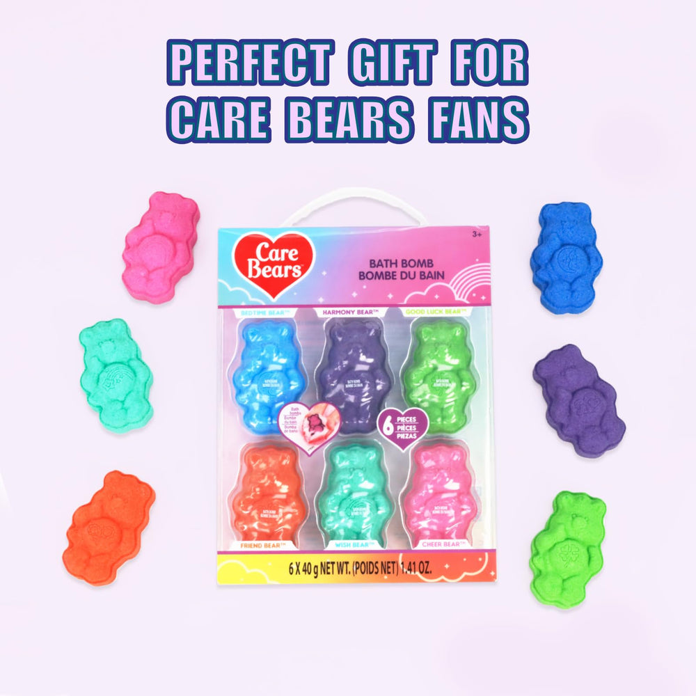Townley Girl gift set of Care Bears bath bombs for gifting.
