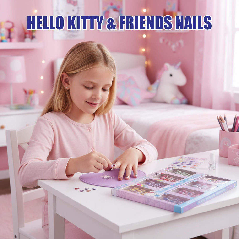 Townley Girl Hello Kitty aplicación fácil con adherencia precisa.