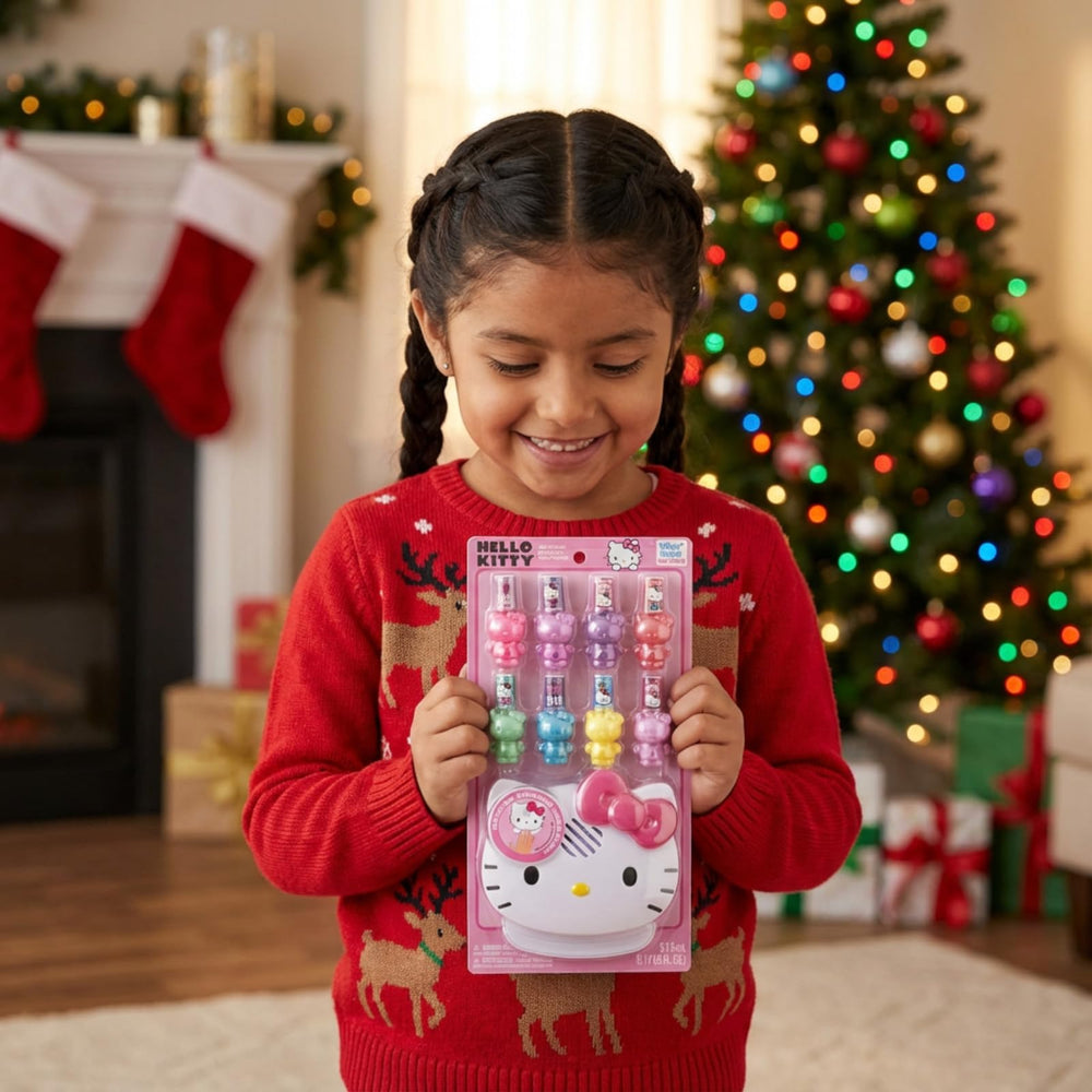 Townley Girl Hello Kitty: esmalte desprendible sin necesidad de quitaesmalte.