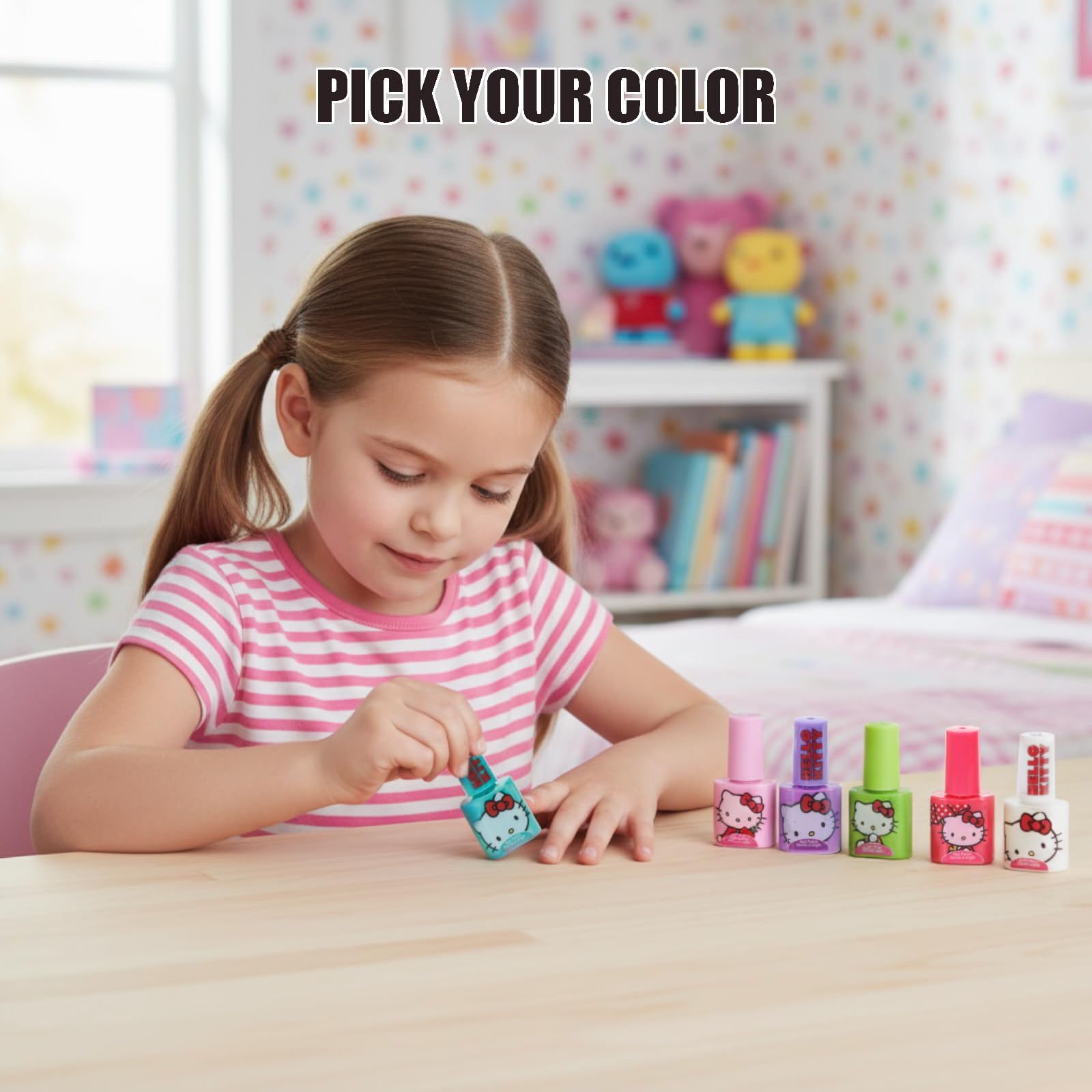 Pegatinas para uñas Townley Girl Hello Kitty para decorar con estilo