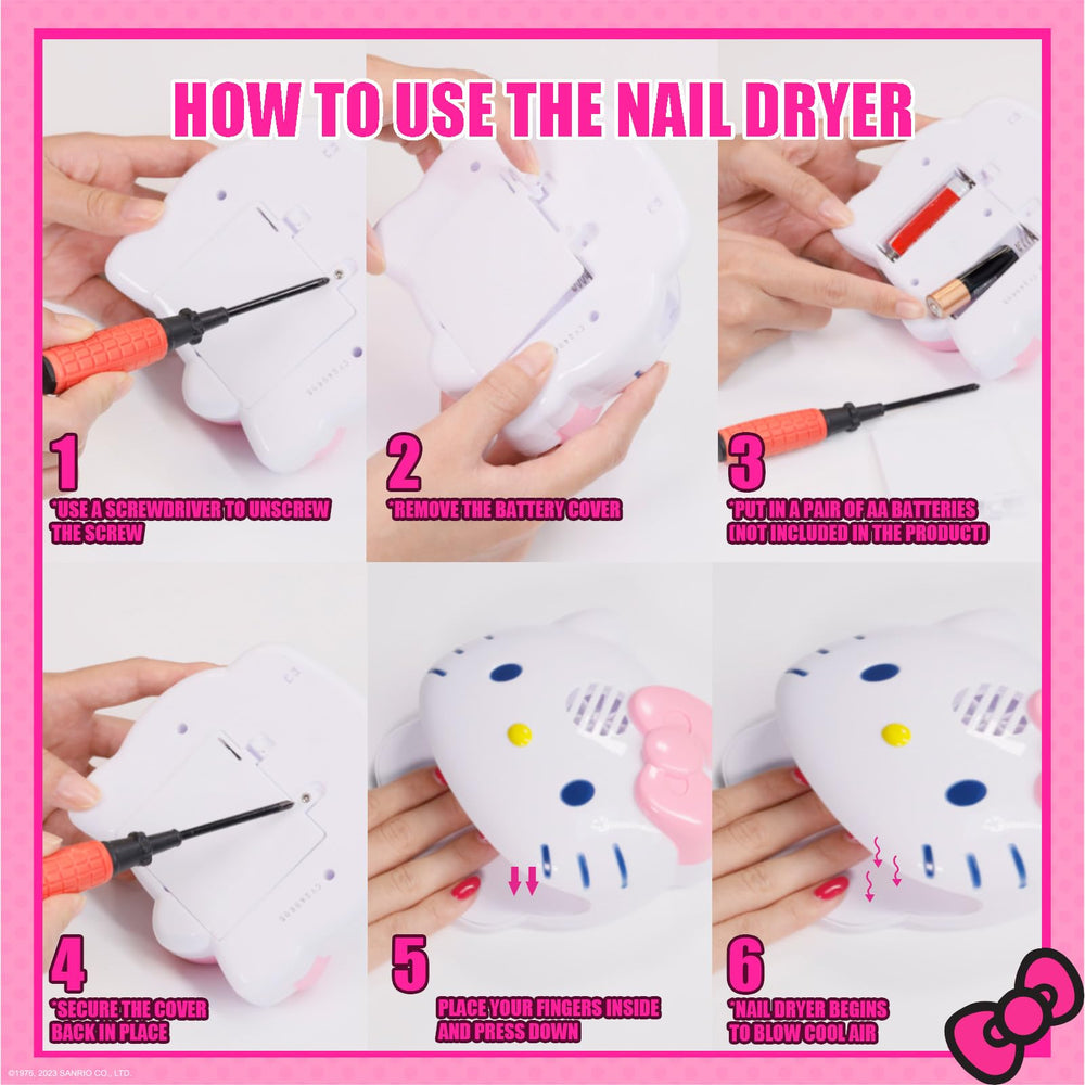Townley Girl Hello Kitty: esmalte púrpura brillante para looks festivos.