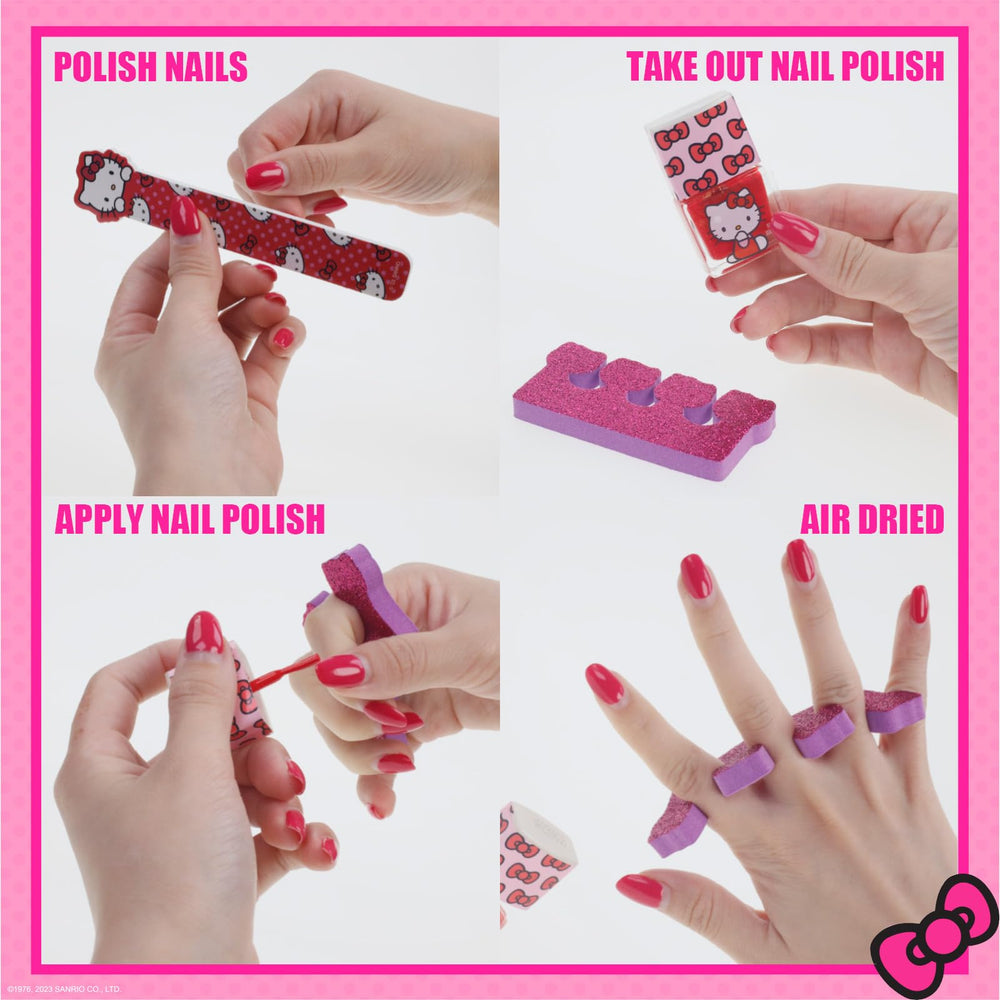 Townley Girl Hello Kitty eye shimmer palette with vibrant shades