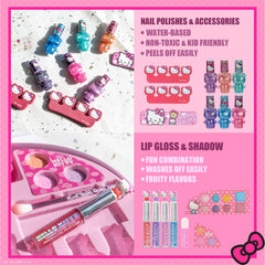 Townley Girl Hello Kitty eight-shadow selection offers neutrals to vibrant shades