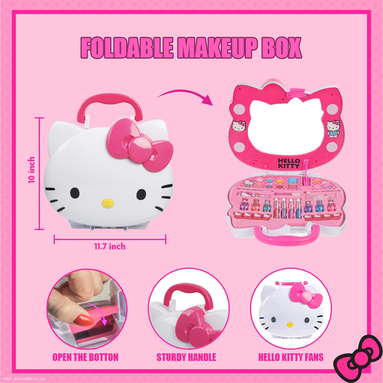 Townley Girl Hello Kitty lip gloss toppers add playful sparkle
