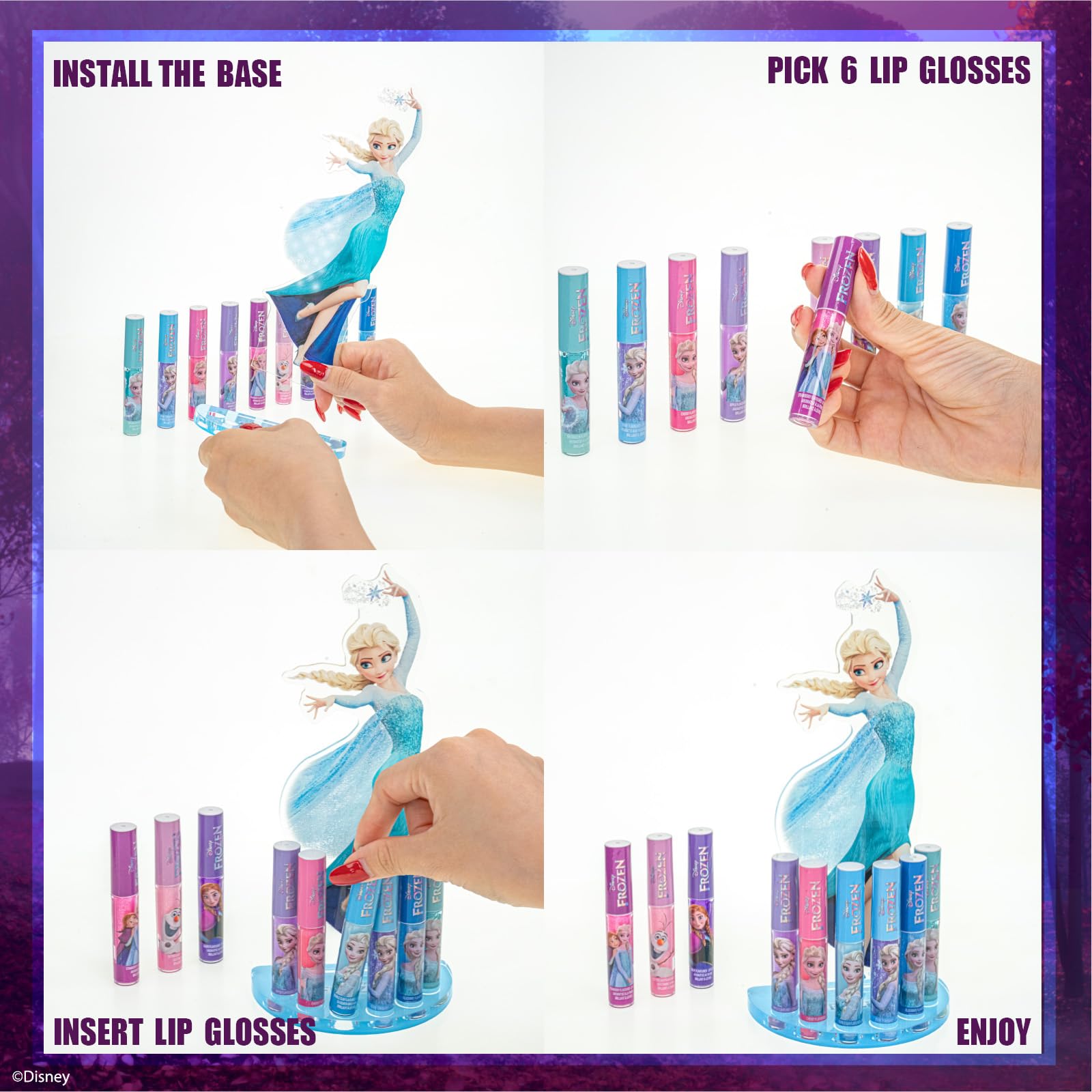 Townley Girl labiales fáciles de aplicar y lavar con agua