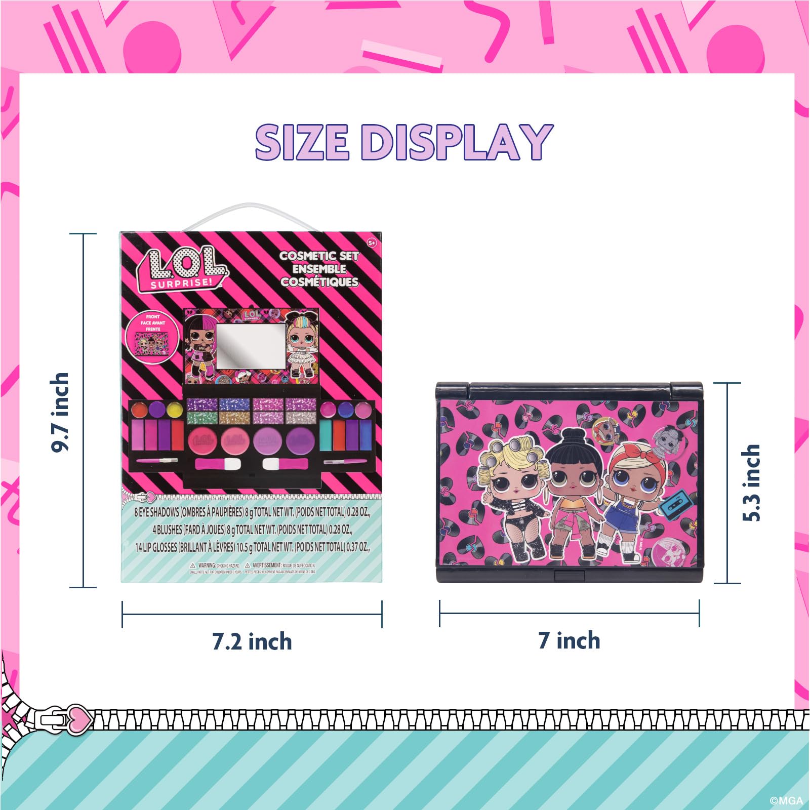 Townley Girl L.O.L Surprise packaging is colorful and kid-friendly