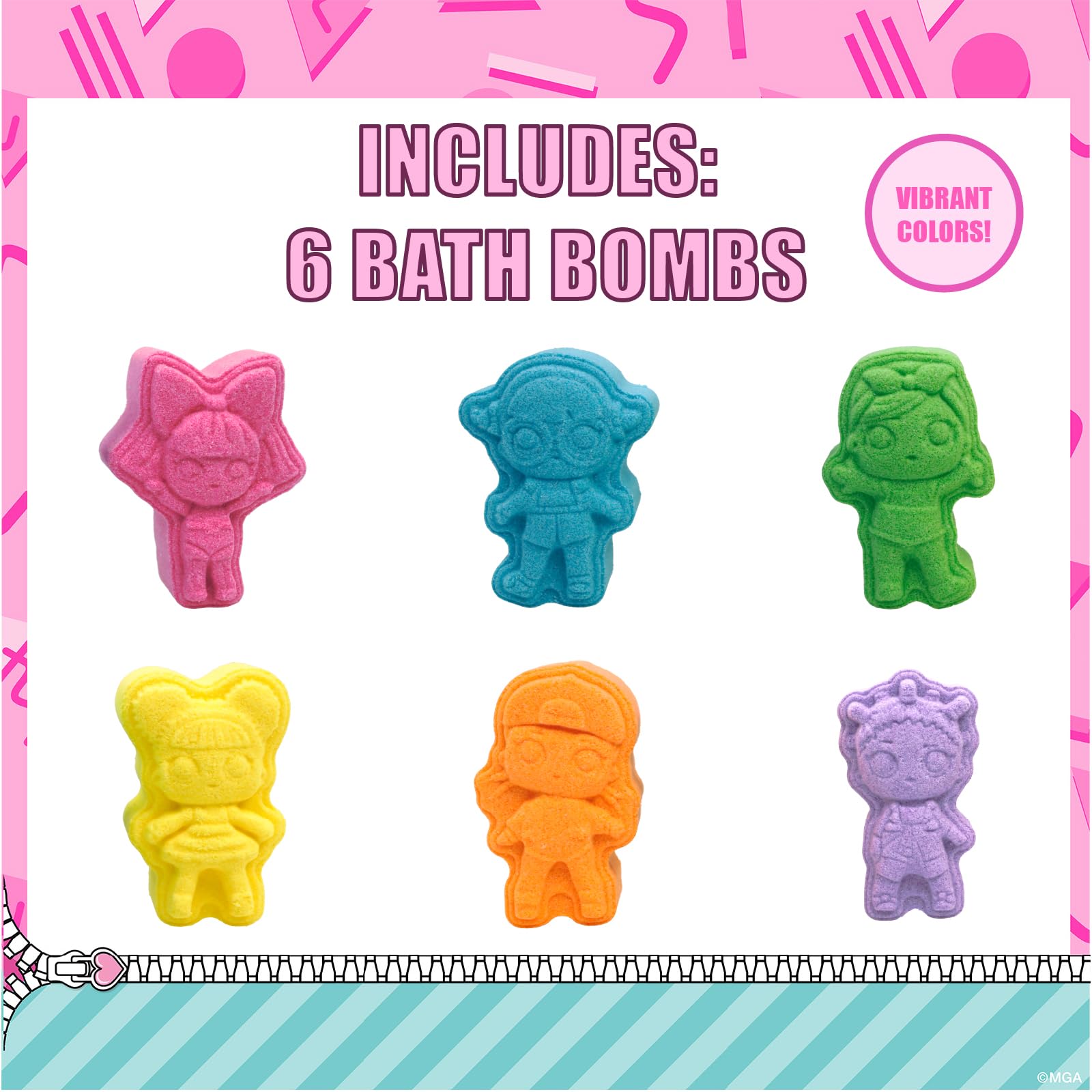 Townley Girl L.O.L. Surprise bath bomb Queen Bee for playful bubbles and scent.