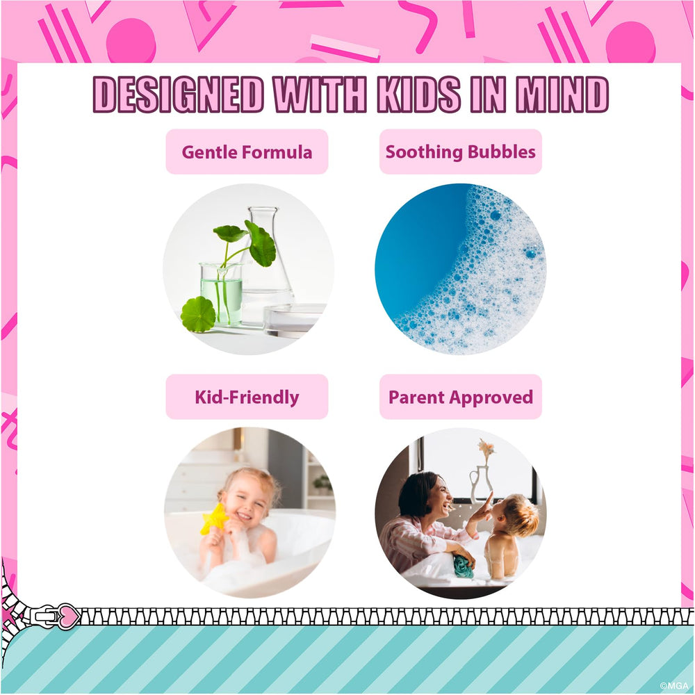 Townley Girl L.O.L. Surprise bath bombs set showing six colorful fizzing bombs.