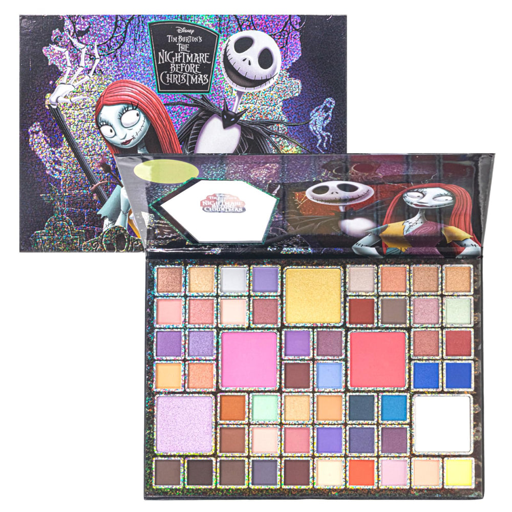 Townley Girl Nightmare Before Christmas paleta ojos con espejo para looks temáticos