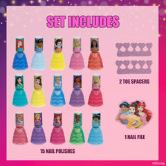 Townley Girl Paleta de colores brillantes para uñas de niñas.