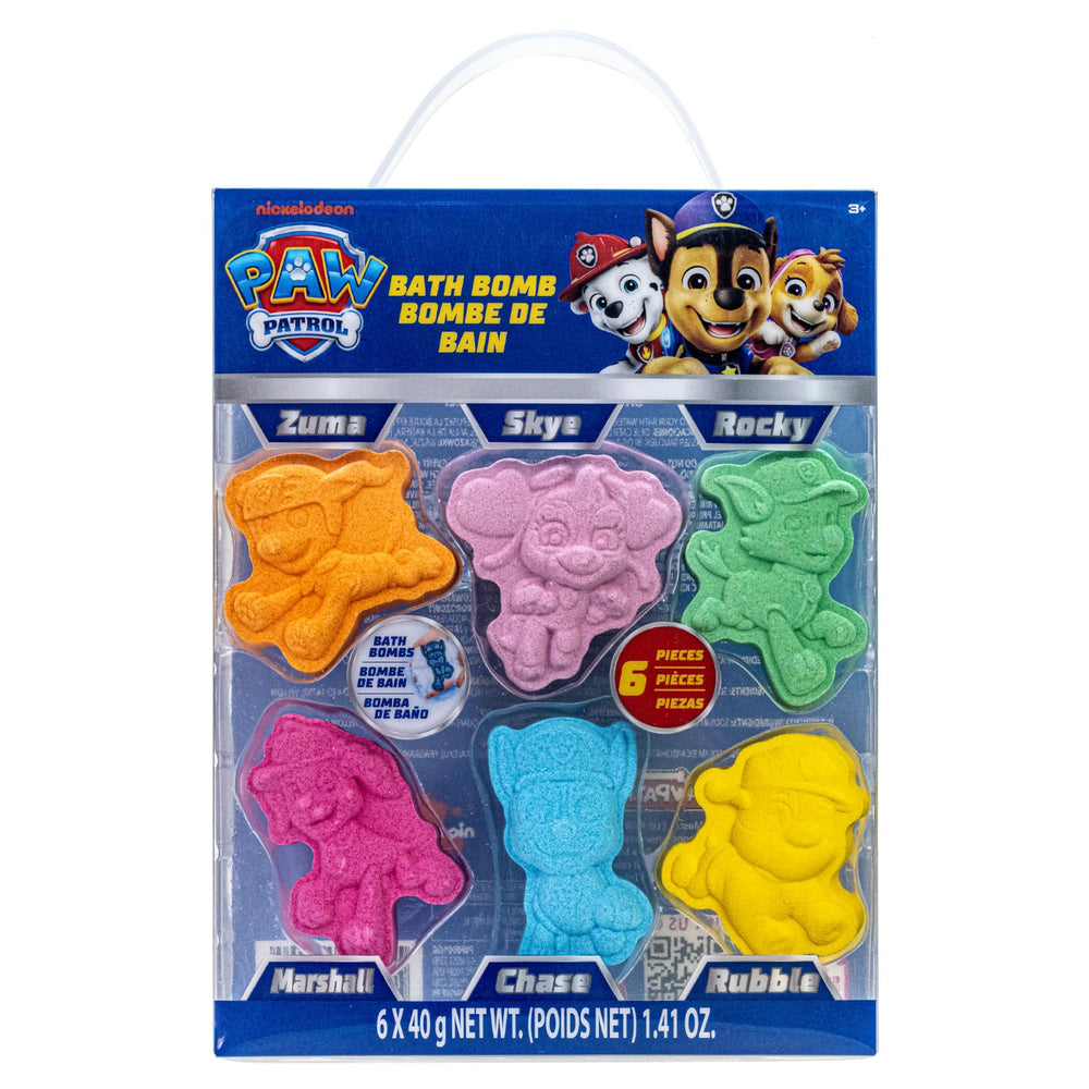 Bombas de baño Paw Patrol Townley Girl, conjunto de 6, divertidas para la hora del baño.
