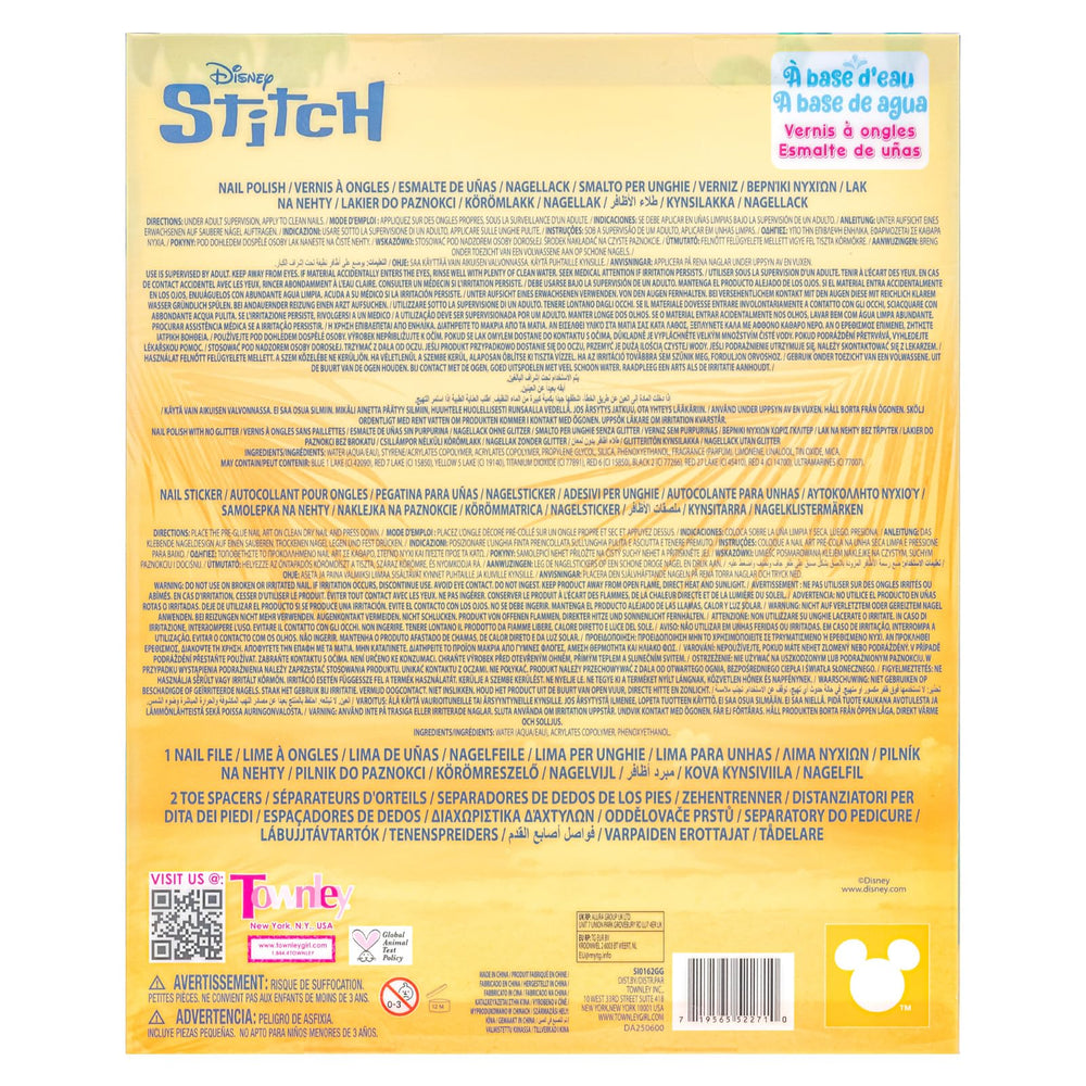 Townley Girl Stitch esmalte azul profundo, tono intenso para detalles.