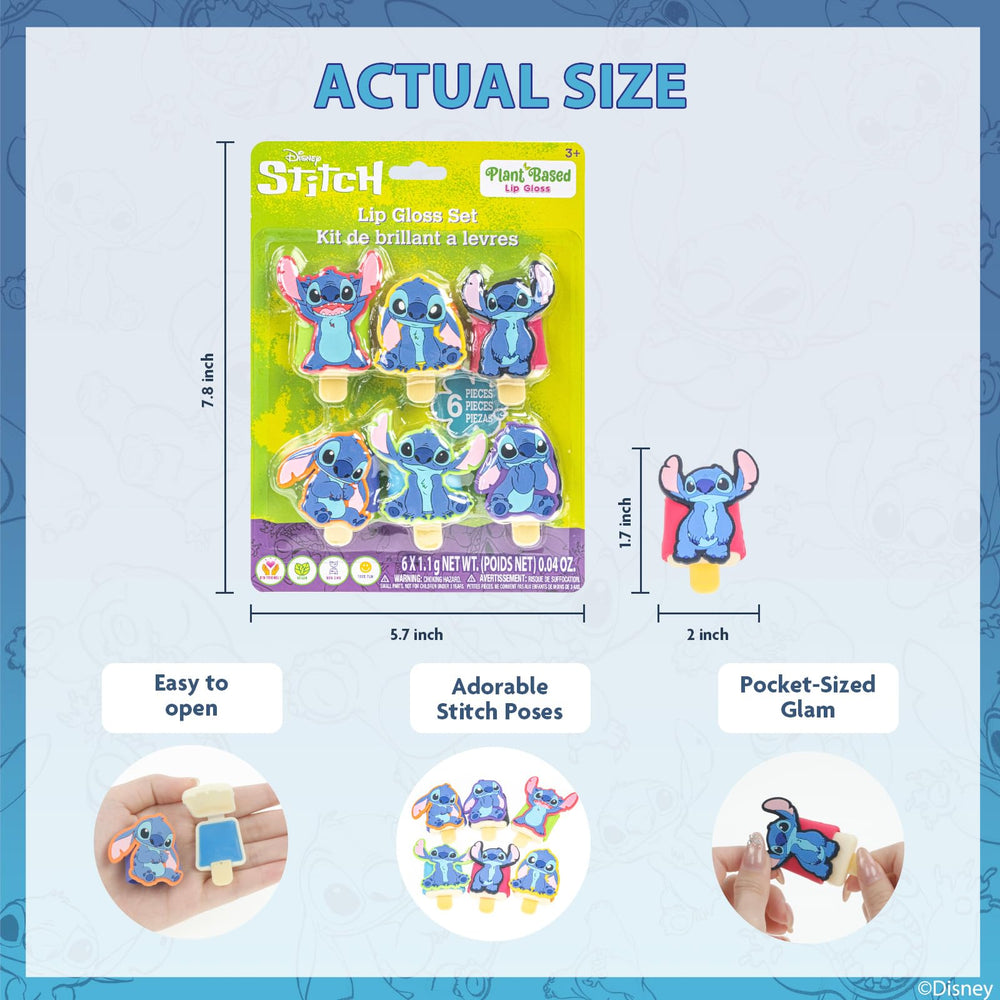 Townley Girl Stitch Pucker Pop Blueberry gloss with lasting hydration and shine.