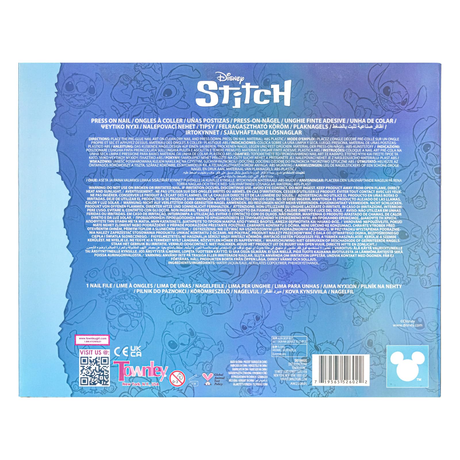 Townley Girl Stitch sesion spa en casa con imaginacion.