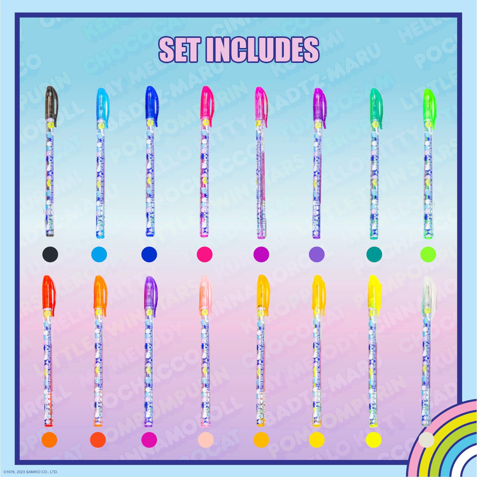 Townley Girl: 16 colores brillantes para maquillaje temporal y proyectos creativos.