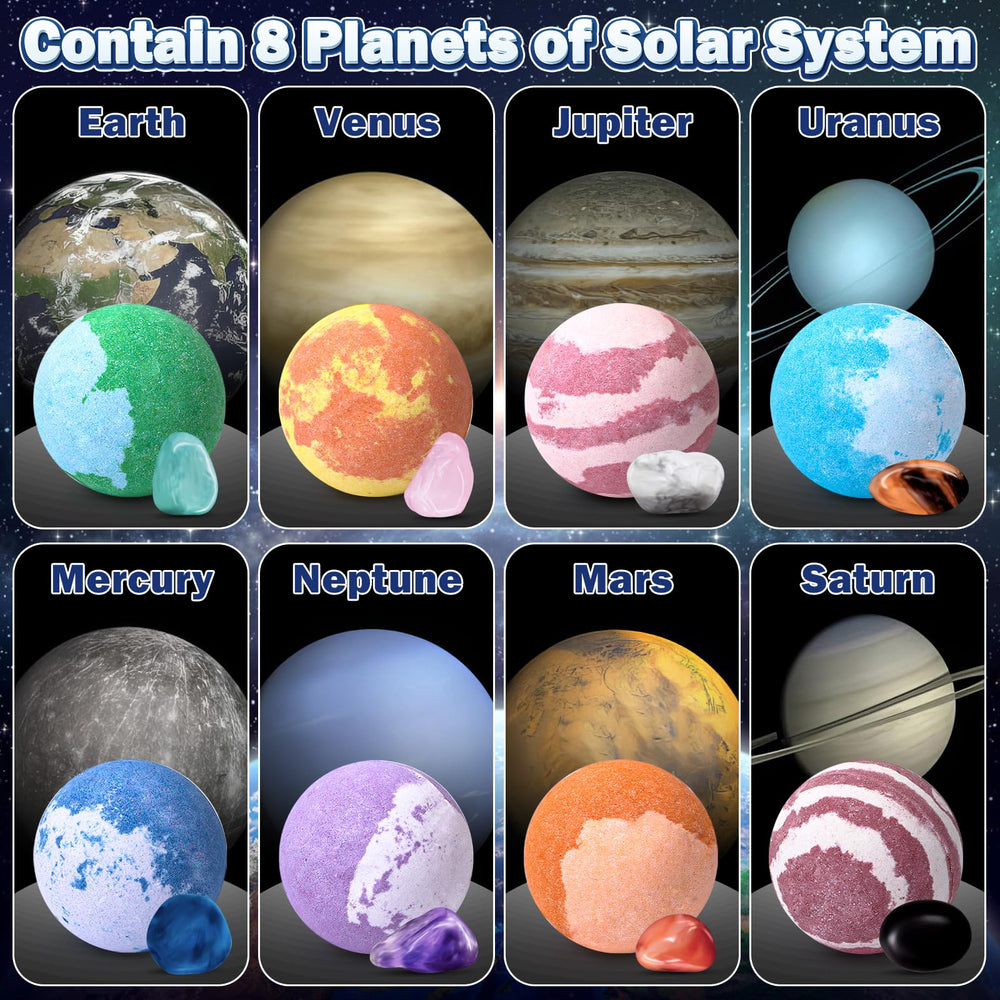 Toylink bath bombs release eight unique scents for a soothing soak.
