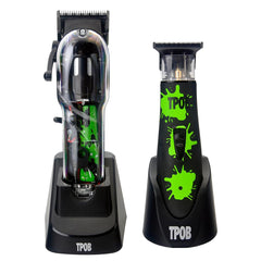 TPOB clipper side view in Black SPLATT Pack for precise styling
