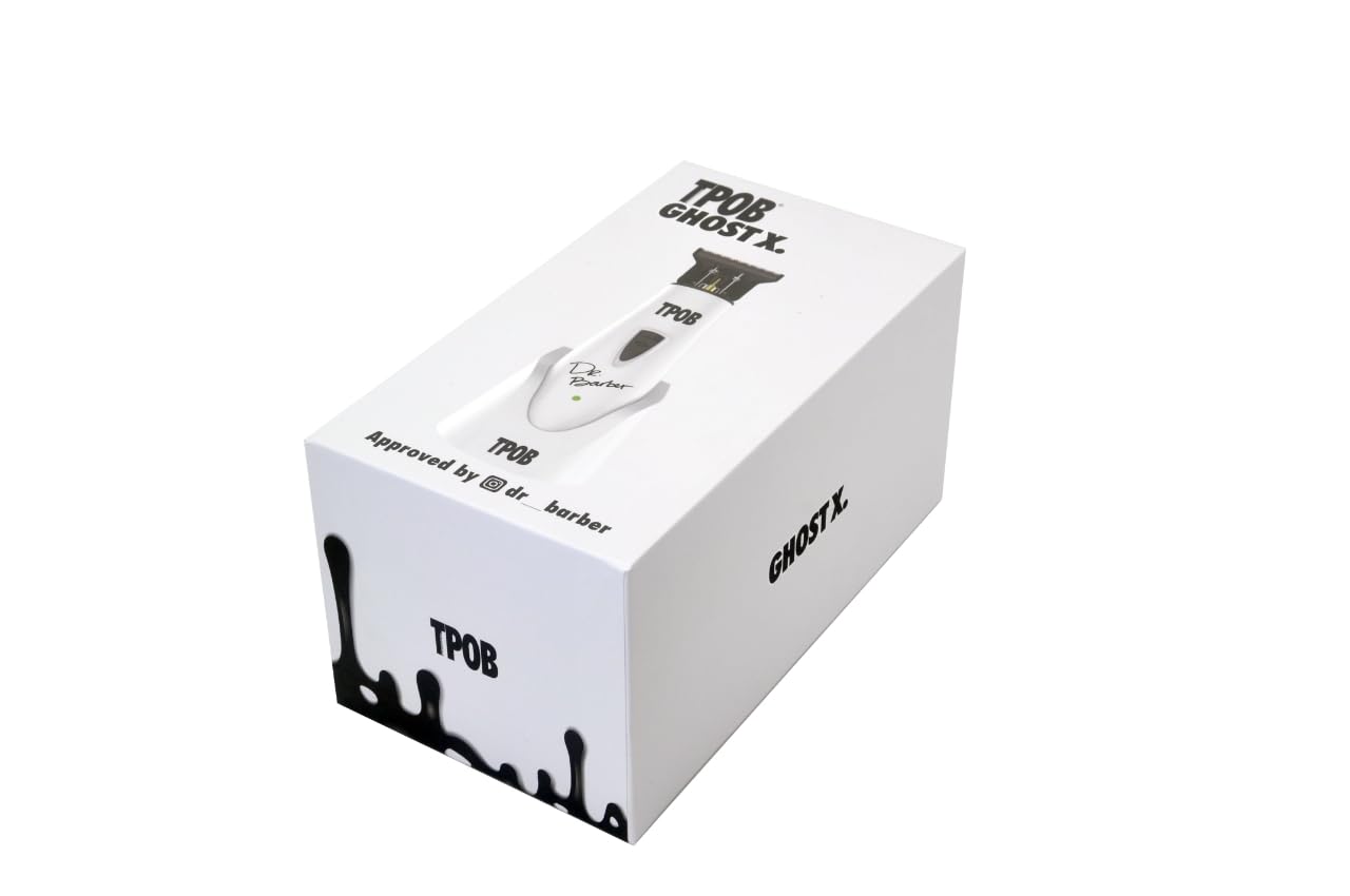 TPOB Ghost X white detailing, sleek professional appearance.