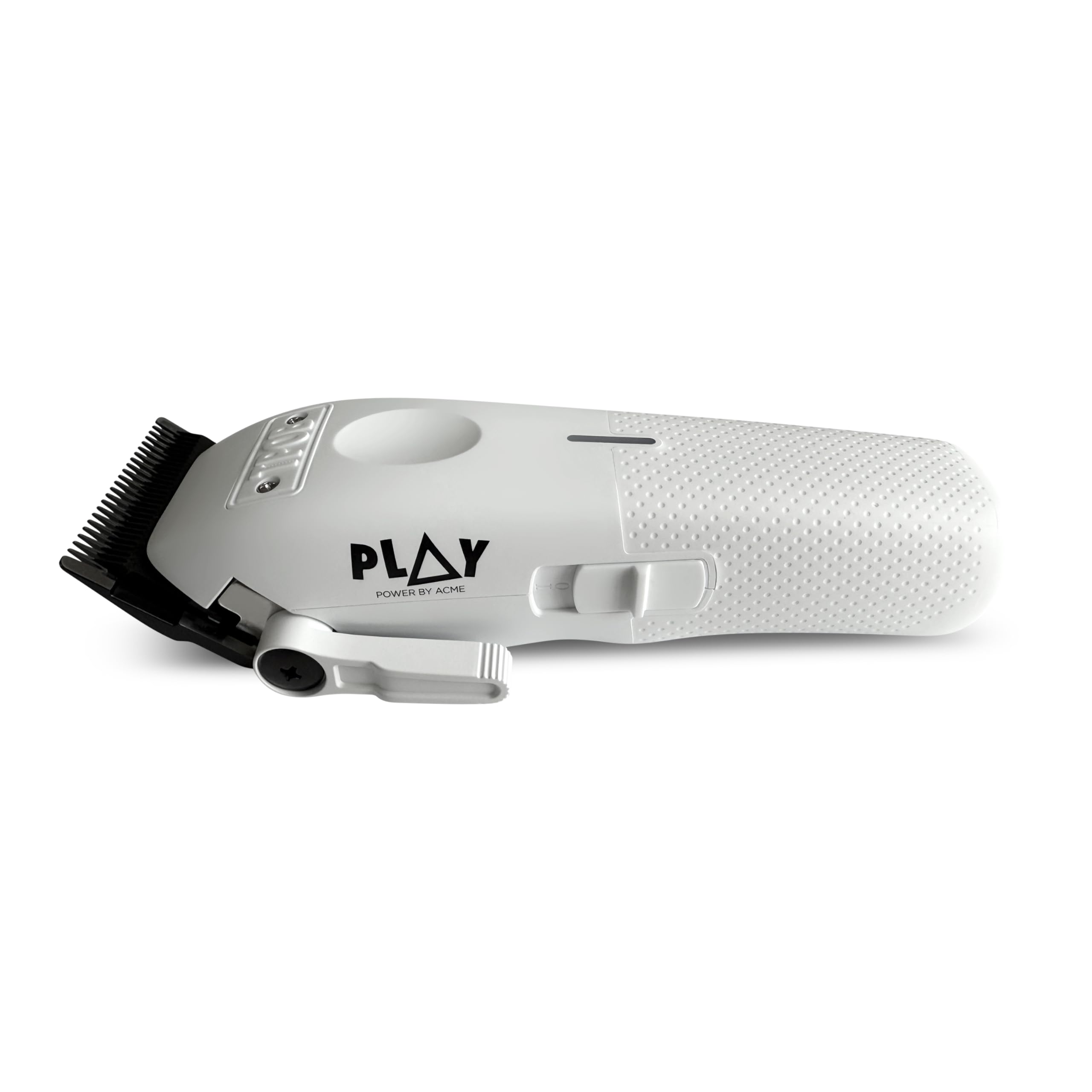 TPOB Mini Play White six guide combs provide versatile length options.