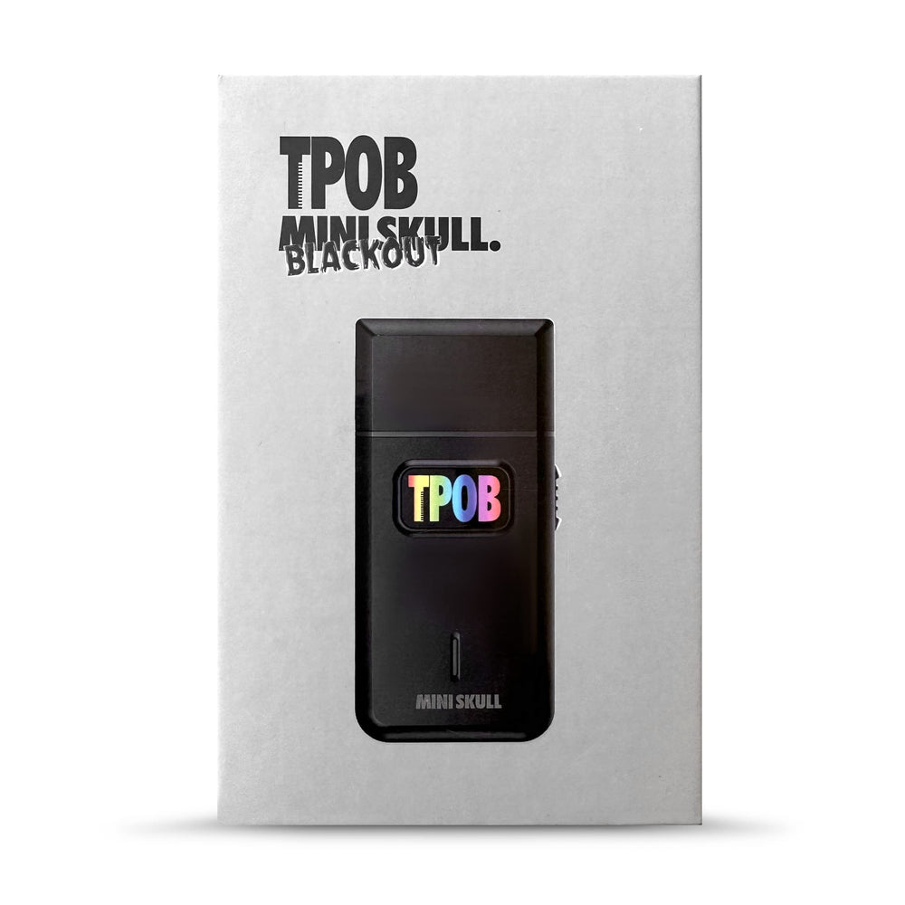 TPOB Mini Skull Shaver ergonomic handle for comfortable precise grooming.