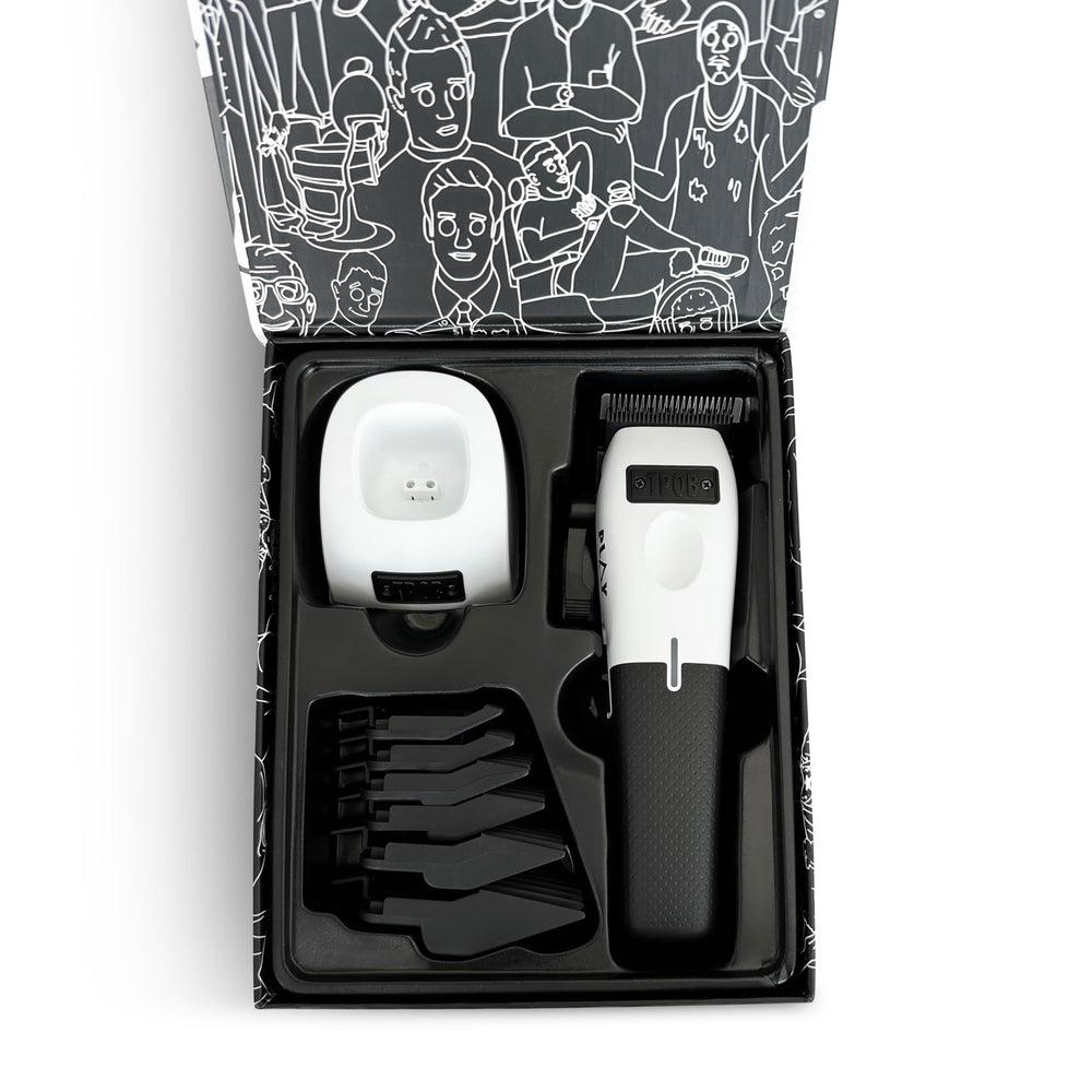 TPOB Play cordless design supports mobility during grooming.