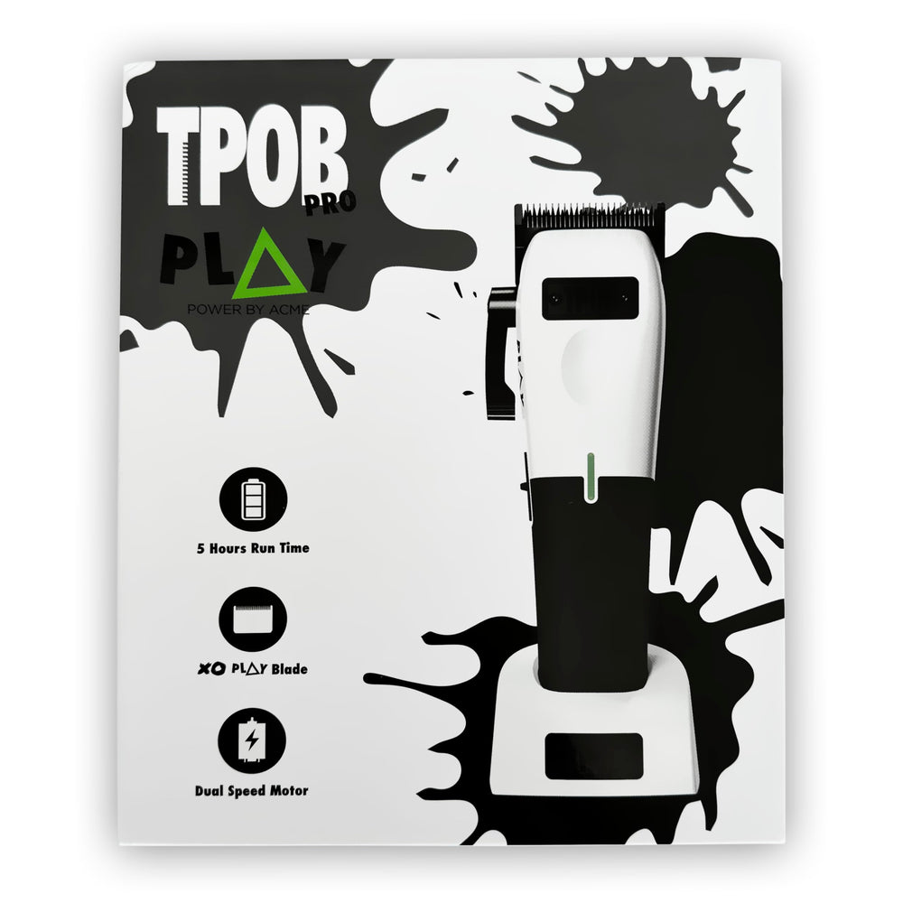 TPOB Play dual speed 6000-7500 RPM for precise control.