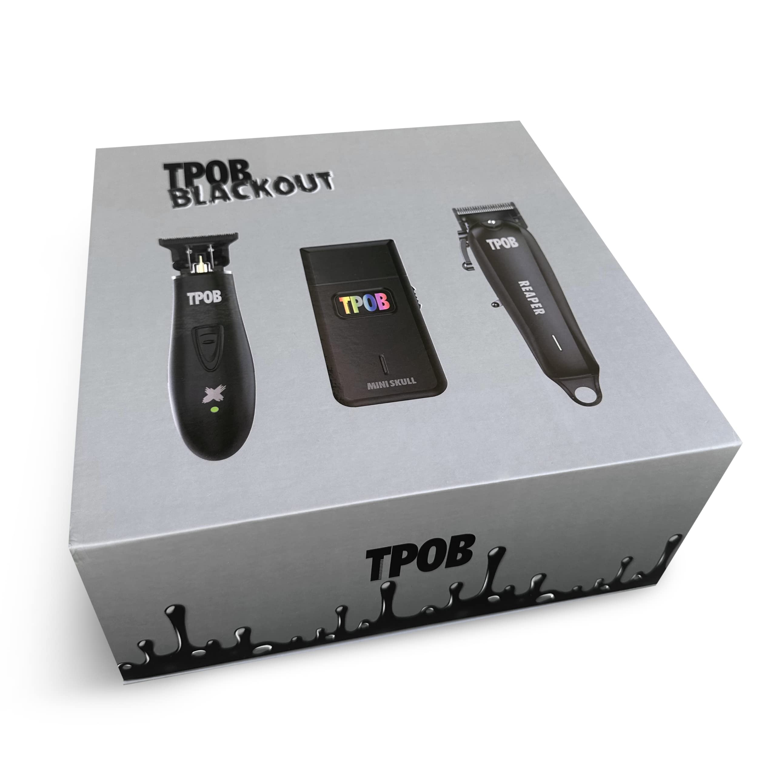 TPOB Slime 2 Black Clipper Set includes clipper and trimmer for versatile styling