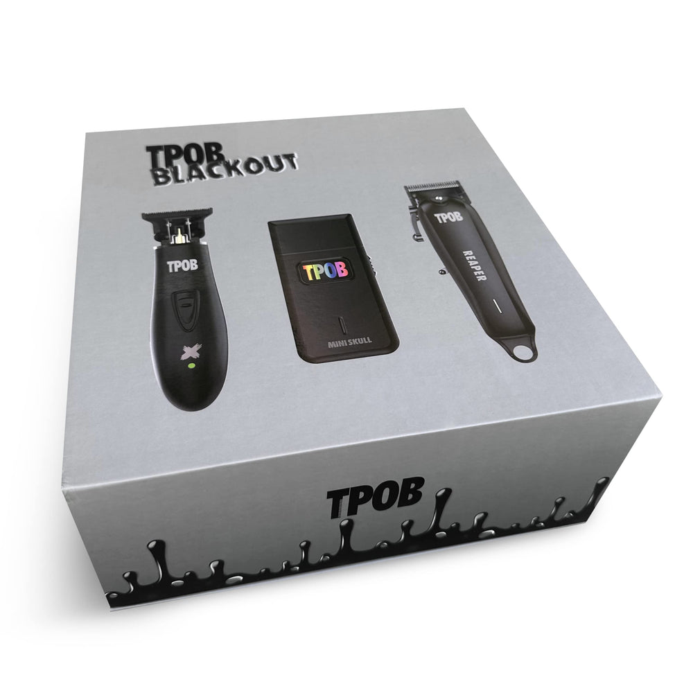 TPOB Slime 2 Black Clipper Set includes clipper and trimmer for versatile styling