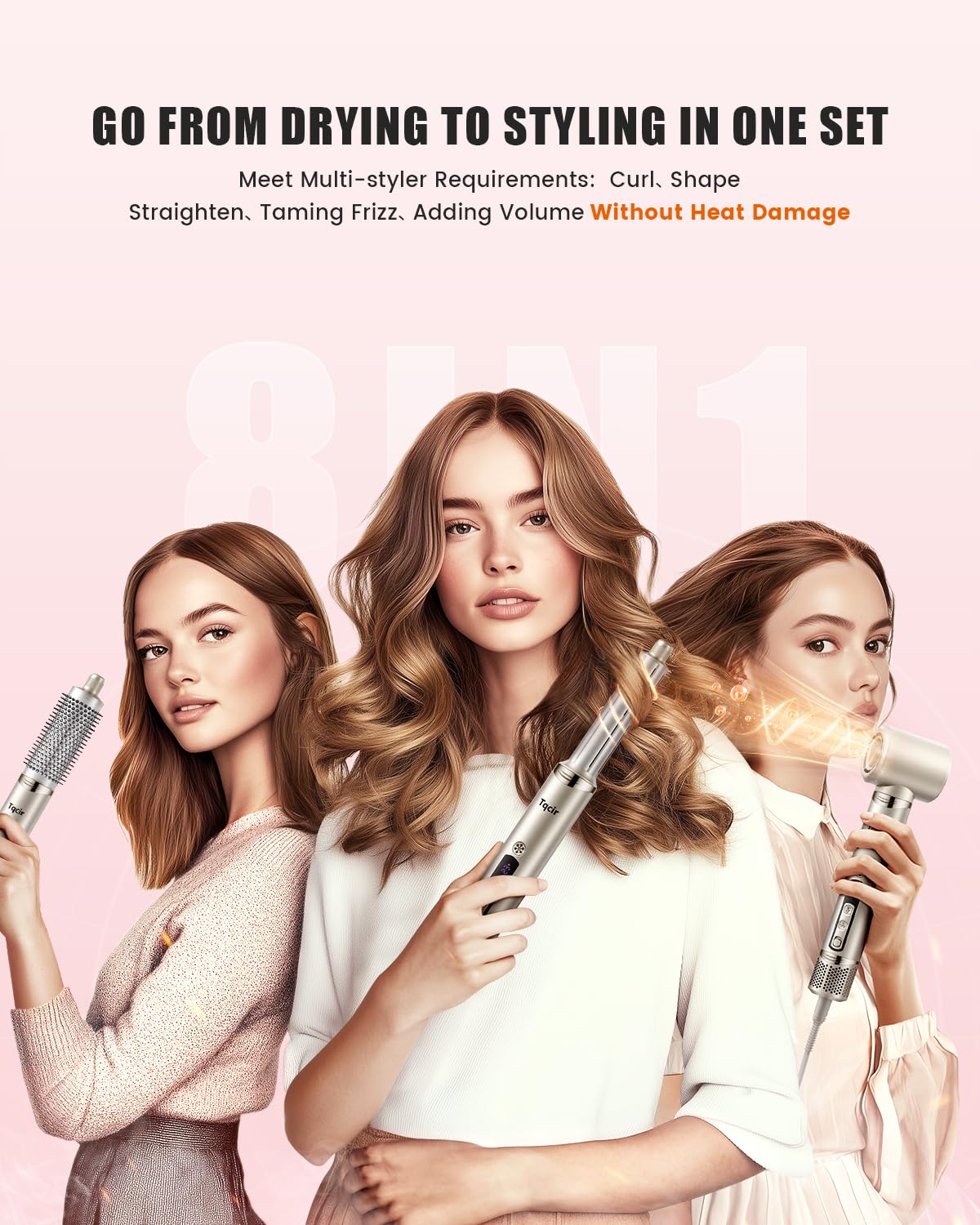 Tqcir auto-wrap curler 1 delivers fast, uniform curls.